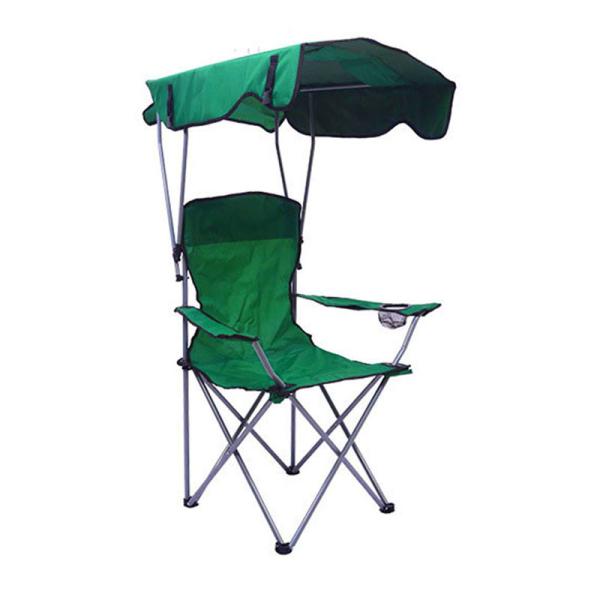 Foldable Backpack Portable Camping Beach Chair With Canopy for Outdoor Trips