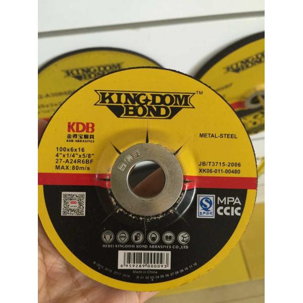 kingdom bond grinding wheel&cutting wheel 100*6*16mm for metal