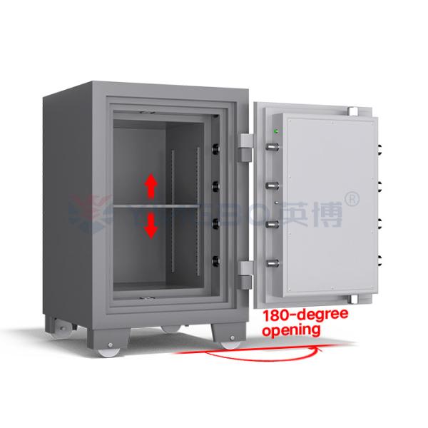 Fire Rating 120mins Fireproof Safe Box YB/FH-88 with Classic Intelligent Panel Design and Emergency Key for Peace of Mind