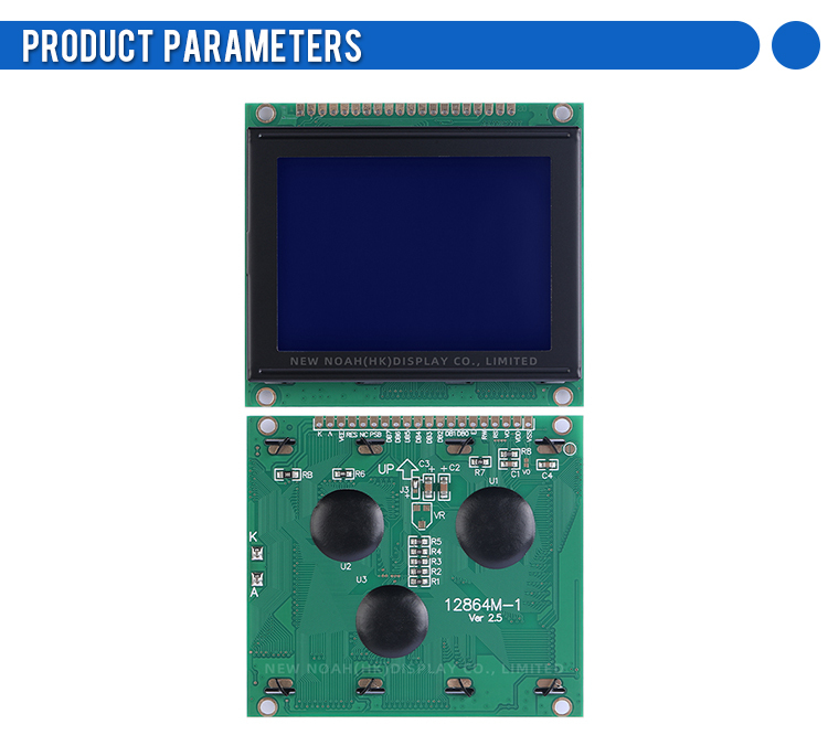 Blue Film LCM12864M-1 WiStar Graphic LCD Display Screen 20P STN 6800 Parallel Controller ST7920