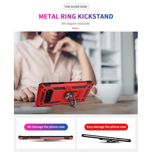 Fashion Sumsang S10 Iphone 7 Plus Cover With Ring Holder / Cell Phone Accessories