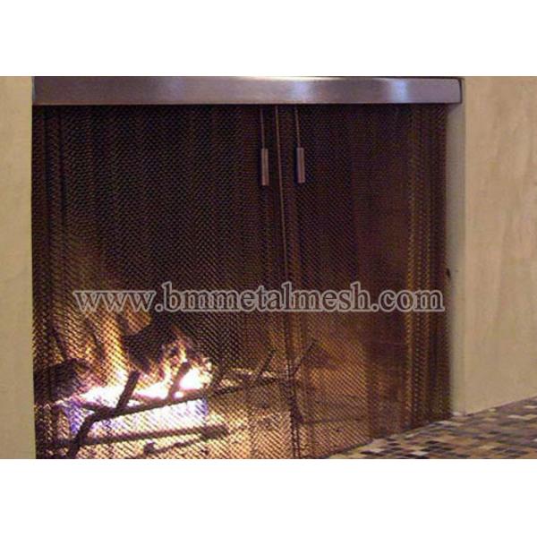 Luxury Metal Coil Drapery For Ceiling Decoration Architectural Chain Link Curtain