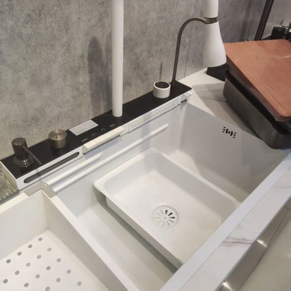 Handmade 32 Inch Large Single Bowl Undermount Kitchen Sink with Thick Gauge Stainless Steel for Durability