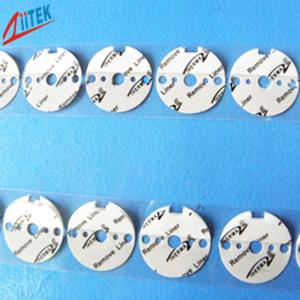 Пусковая площадка силиконовой резины LCD TV термальная проводная охлаждая высокий прилипатель 2W/mK