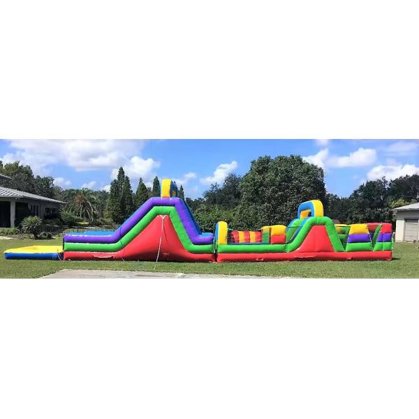 Customized Inflatable Comb Obstacle Course for Large Group Team Building Activities