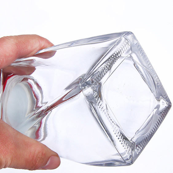 пустые бутылки меда 500г освобождают форму извива опарника 12ОЗ меда стеклянную с крышкой