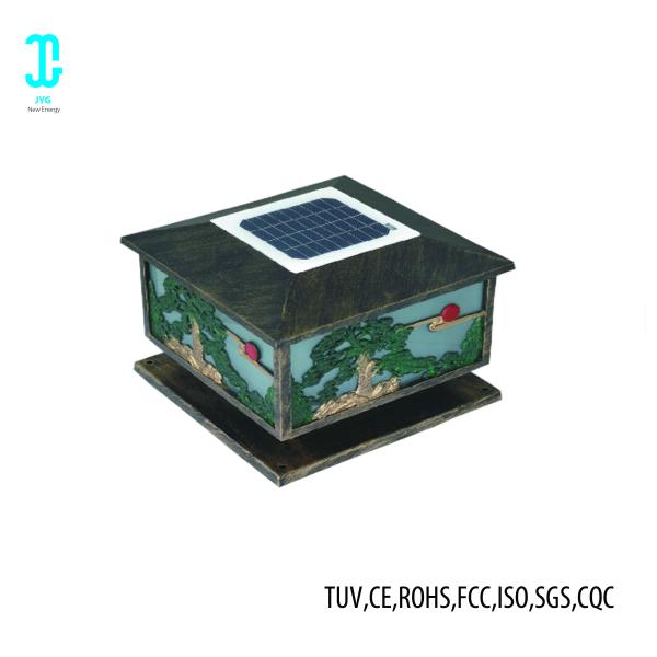 Black Solar LED Outdoor Landscape Lighting Solar Led Walkway Lights 6500K