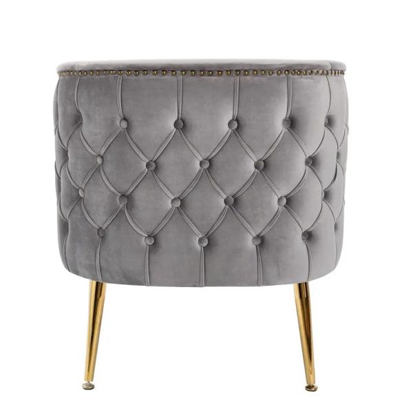 Anti Abrasion Velvet Dinning Chair , Multifunctional Office Single Seater Sofa