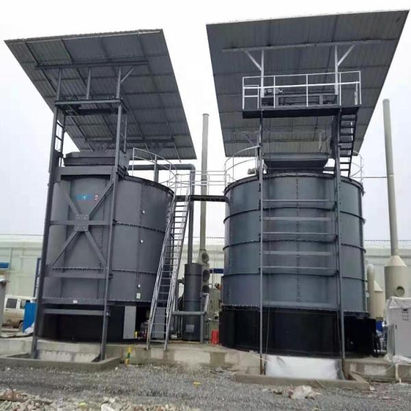 Fermentador multiuso para equipamento de produção de fertilizantes orgânicos 6000mm*6000mm*9000mm