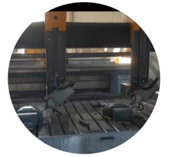 Máquina de tallado en piedra 3D con cabeza oscilante 4 Ejes