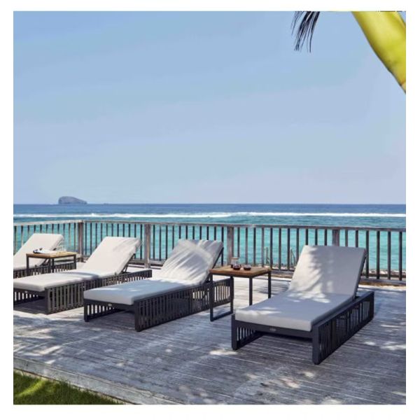 Modern Outdoor Aluminum Rattan Garden Sofa Chair Set Waterproof Eco-Friendly for Villa Apartment Courtyard & Leisure Lounge Use