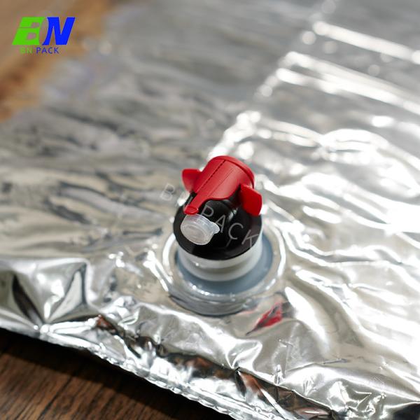 Mylar Stand Up 1L 3L 5L 10L Bag In Box With Valve For Wine Apple Juice Orange Juice