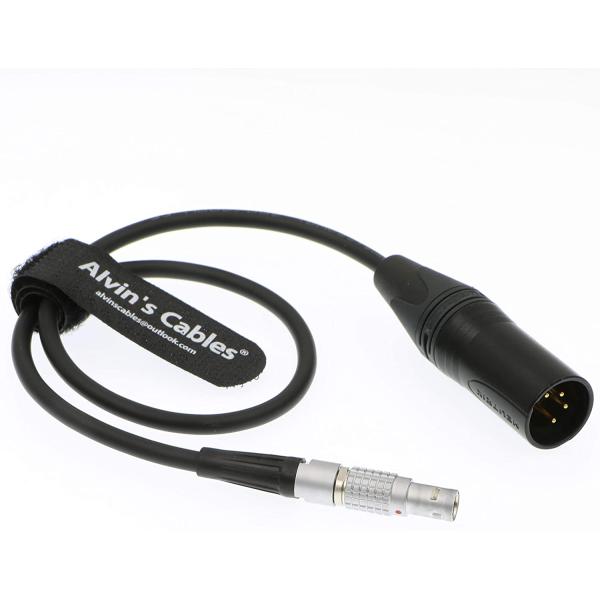 Neutrik XLR 4 Pin Male to 2 Pin Male Cable For Teradek Bolt Pro 2000 ARRI