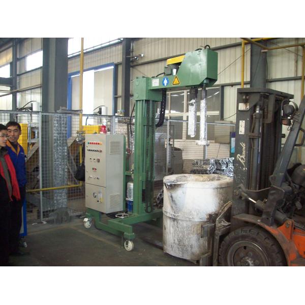 Процесс рафинировки блока 1.1KW 600 Rpm роторный дегазируя алюминиевый