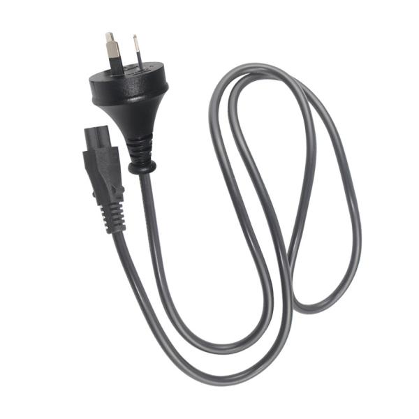 SAA Certified AU 3P to IEC C5 Power Cord 2.5A 250V H05VV-F