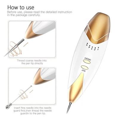 Skin Spots Mole Removal Machine Laser Sweep Spot Tag Mole Freckle Pen 3.7V 1A