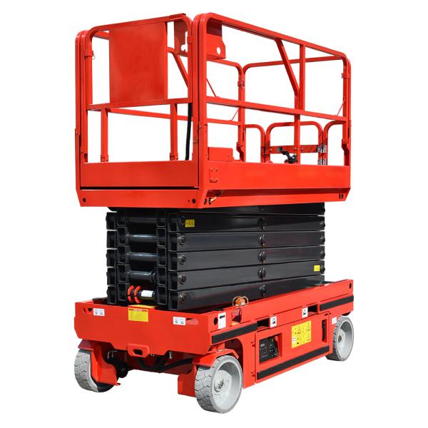 Premium 19ft Full Electric Scissor Lift Platform Self Propelled For Aerial Work