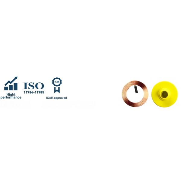 Livestock LF rfid passive tags rfid animal ear tag ISO11784 - ISO11785
