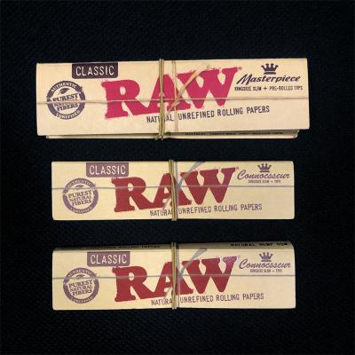 Papel laminado de fumo personalizado, goma natural sem sabor com pontas