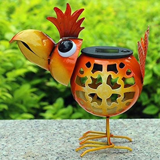 Metal Birds 7 Inch  6.2 Oz Animal Shaped Solar Garden Lights