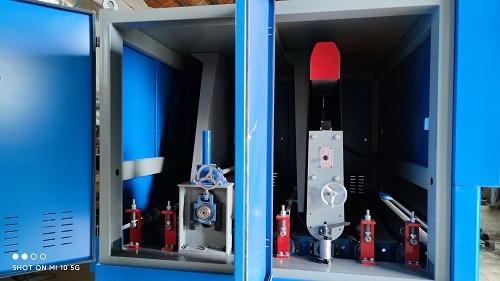 2 Heads Wide Belt Grinding Machine , MS13RR Wide Belt Sanders For Metal