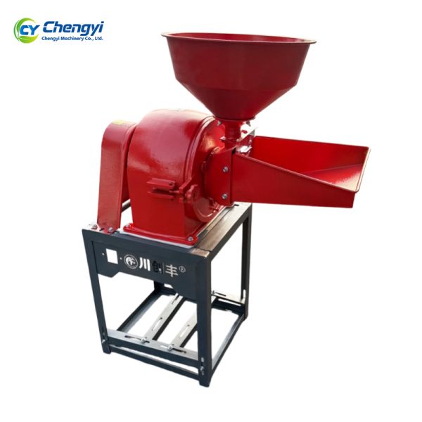 Steel Crusher Grinder 100-150kg/h Capacity Durable Grain Feed Grinder Multifunctional Processing