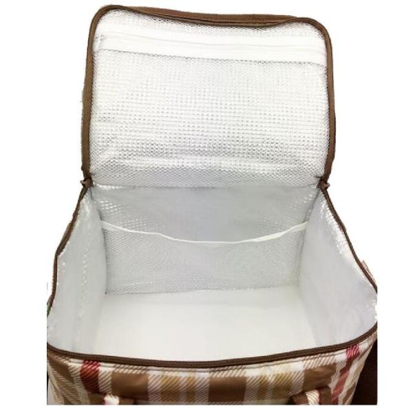 Insulated Zip Closure Tote Lunch Cooler Bag Customized Color