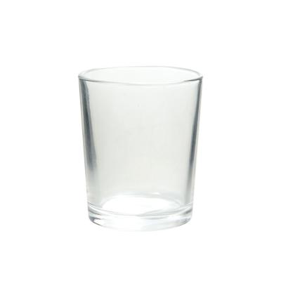 Candeeiros votivos de vidro pequeno personalizados 95ML com base espessa