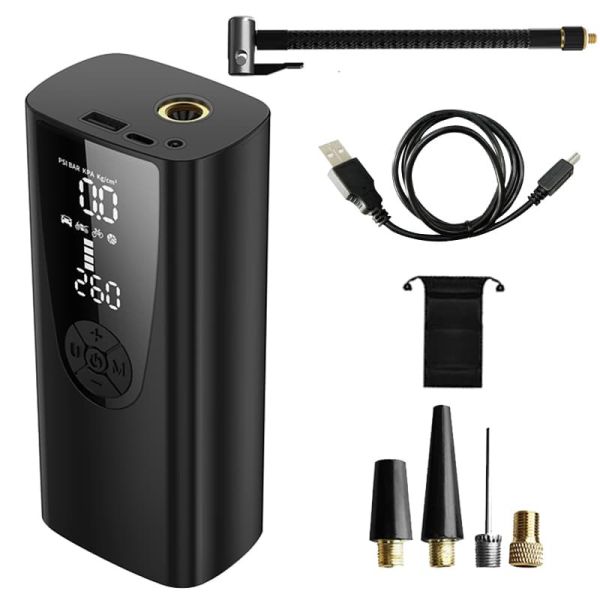 150 PSI 12V Digital Cordless Auto Tire Inflator Air Compressor With Smart Pressure Control