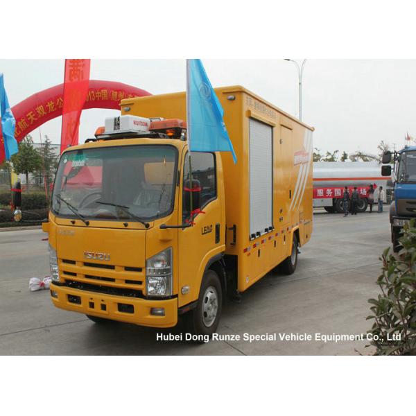 ISUZU Mobile Generator Truck For Emergency Power Supply 200kw 50hz 3 Phase 220V Unit