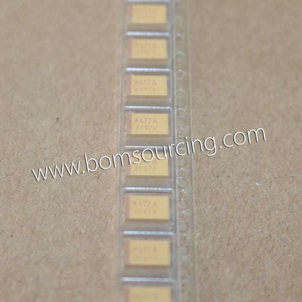 TAJE477K010RNJ Integrated Circuit IC Chip SMD Tantalum Capacitor Marking 477A E Size