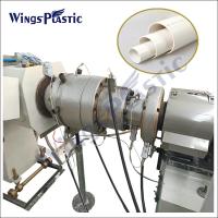 Línea de producción de máquinas de extrusión de tuberías de PVC de doble tornillo / extrusoras de tuberías de PVC UPVC de plástico