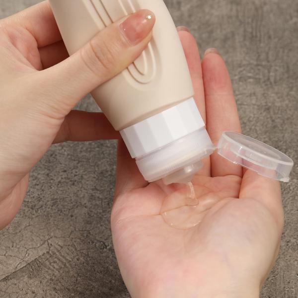 16 Pack Silicone Travel Bottle Set Durable Reusable and Easy to Clean for Hassle-Free Travel and TSA Approval