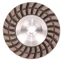 Meule diamantée double turbo rangée pour le meulage du béton et de la pierre