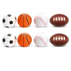 Mini PU Foam Stress Relief Balls Sponge Customized Color For Kids Play