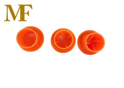 PP Rebar Safety Caps , Mushroom Rebar Cap Protect Workers Three Size