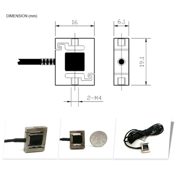 SC516MD Célula de carga miniatura tipo S para medición precisa del peso en entornos industriales 500g 1kg 5kg 10kg 20kg 30kg 50kg