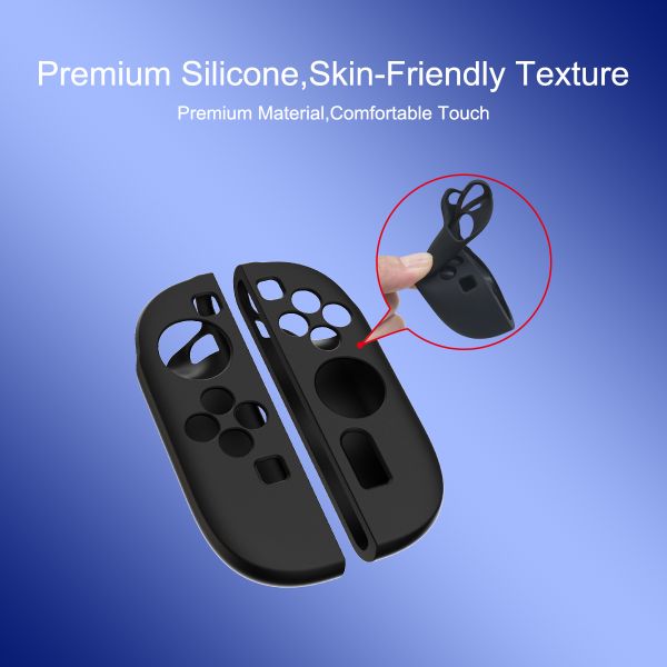 Full-Cover Silicone Case for Switch 2 360° Protection Secure & Comfortable Grip for Nintendo Switch 2 Joy-con Controller  with Side Protection Enhanced Fit & Comfort