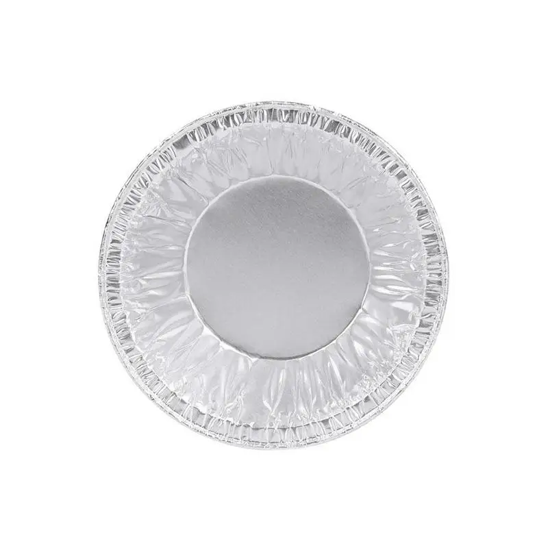 100pcs Disposable Aluminum Foil Tart Pan Mini Pot Plate Tin Pie Bake Tray Of Suitable