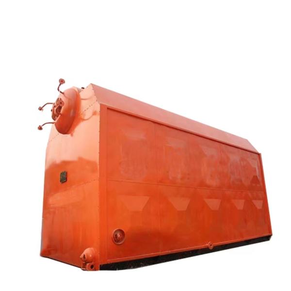 Skid Mounted Coal Fired Water Tube Boiler Double Barrel Steam Boiler