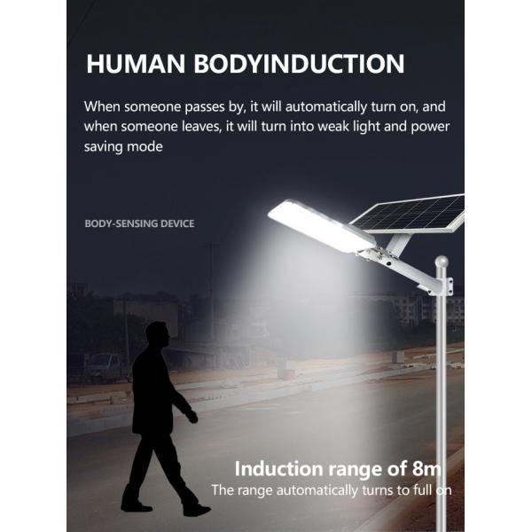 KCD мощный 3000 лумен высокой мощности светодиодные солнечные уличные лампы садовые уличные лампы 300w наружные оптовые солнечные датчики