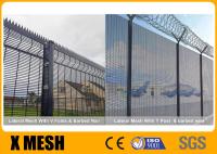 abertura Mesh Fencing revestido pó de Mesh Fencing 76.2x12.7mm do metal do fio de 4mm