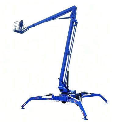 Hydraulic Articulated Cherry Picker Towable Boom Lift Reinforced steel 12m