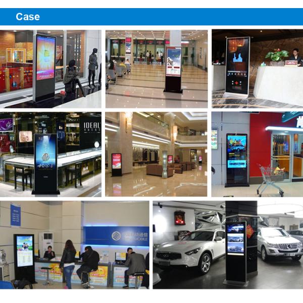 Signage цифров касания AC110V 350nits взаимодействующий для торговых центров кино