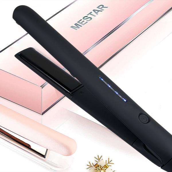 100V Flat Iron Hair Straightener , 450F 2 in 1 curling iron hair straightener