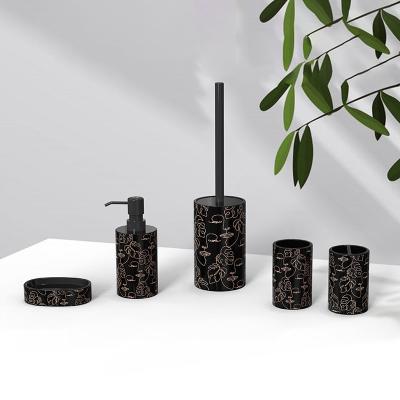 Round Bathroom Set Accessories Perfect Combination For Modern Bathrooms