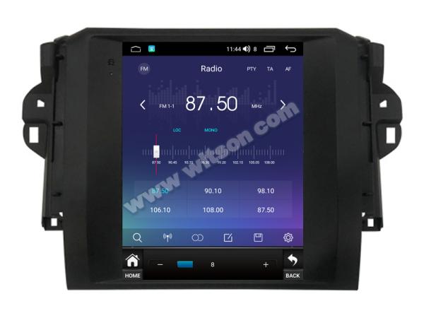 9.7'' Tesla Vertical Screen For Toyota Fortuner 2017-2022 Android Car Multimedia Player