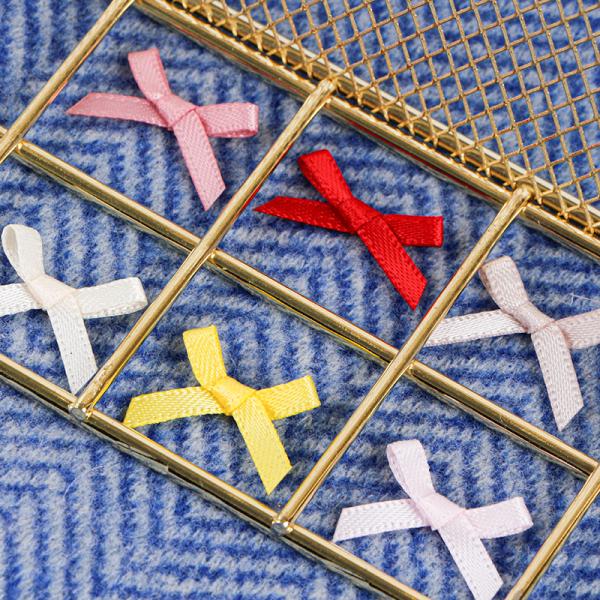 Customizable Polyester/Jute Small Ribbon Bow for Handmade Gift Wrapping and Decoration