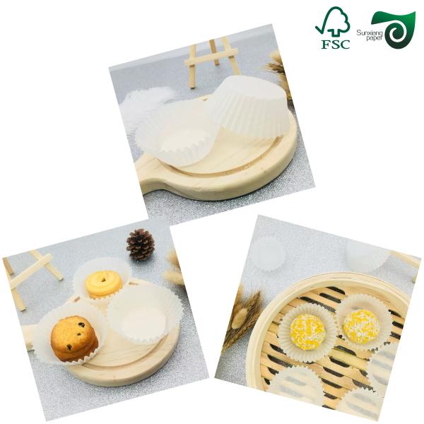 28gsm 24gsm Food Grade White Straw Wrapping Paper In 30mm 44mm Sizes FSC