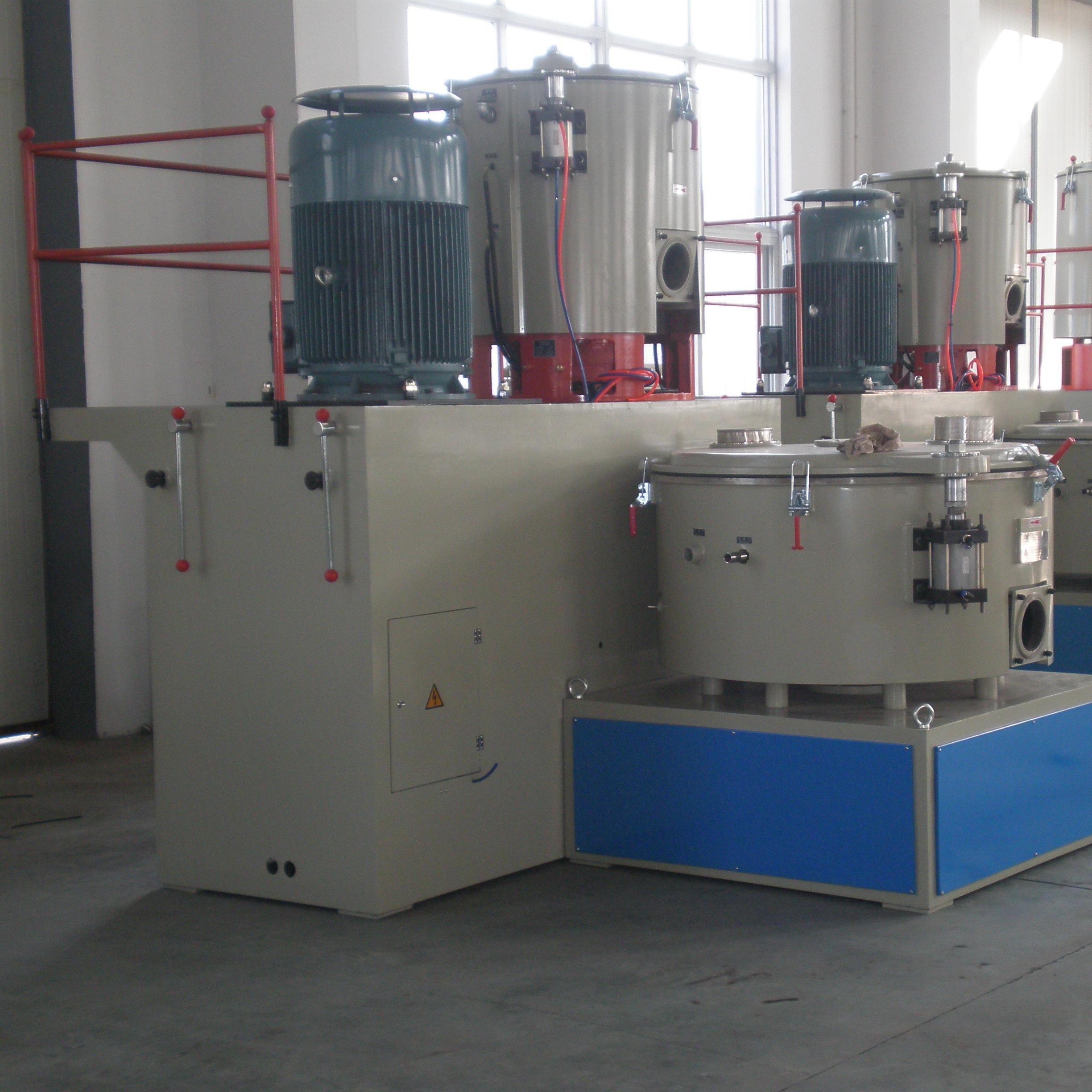 High Speed Automatic Vertical Mixer Machine SRL-Z500/1000 For PVC Compound Preparation OEM